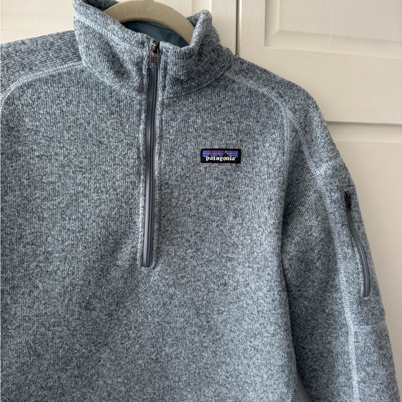 Patagonia Better Sweater® 1/4 Zip Fleece Pullover Grey Blue | Women’s Small - Picture 6 of 10